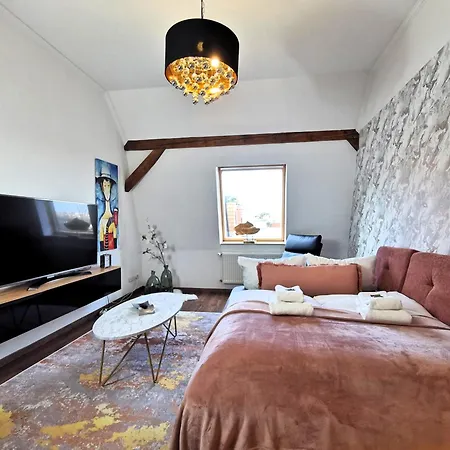 Bohnapartments Steigerwald - 3 Badezimmer - 4 Schlafzimmer - Vollausstattung - Wlan - Gratis Parkplatze Apartman